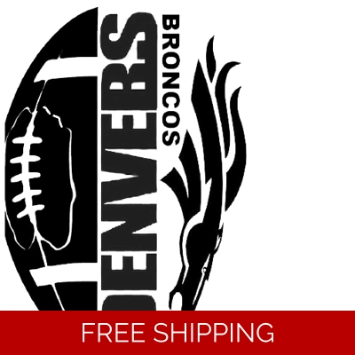 NFL Football Denver Broncos Die Cut Vinyl Decal sticker NFL Football Denver Broncos Die Cut Vinyl Decal sticker